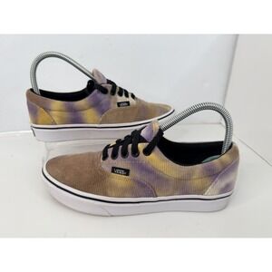 Vans Womens Size 8 Corduroy Tie Dye Lace Up Sneakers Style 721356